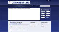 Desktop Screenshot of centarnekretninazagreb.hr
